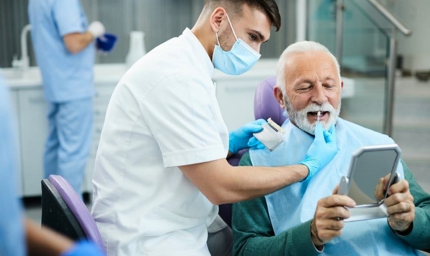 how cosmetic dentists enhance senior smiles